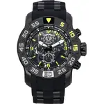 Invicta Racing JM Limited Edition Black Skeleton Dial Quartz 48062 100M Men's Watch