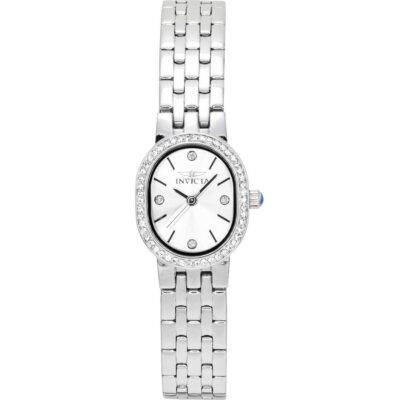 Invicta Angel Crystal Accents Stainless Steel Silver Dial Quartz 48134 Women's Watch