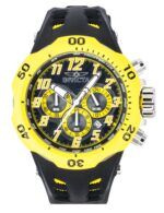 Invicta Venom Hydra GMT Chronograph Silicone Strap Black Dial Quartz 48236 200M Men's Watch