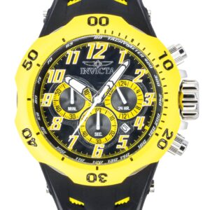 Invicta Venom Hydra GMT Chronograph Silicone Strap Black Dial Quartz 48236 200M Men's Watch