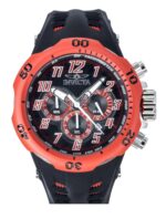Invicta Venom Hydra GMT Chronograph Silicone Strap Black Dial Quartz 48237 200M Men's Watch