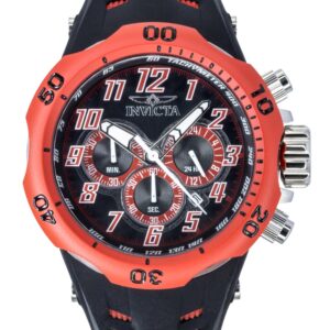 Invicta Venom Hydra GMT Chronograph Silicone Strap Black Dial Quartz 48237 200M Men's Watch
