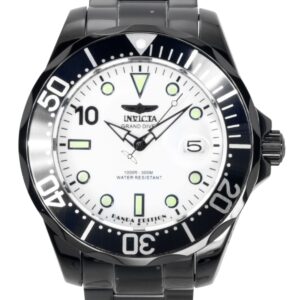 Invicta Pro Diver PANDA Stainless Steel Silver Dial Automatic 48707 300M Men's Watch