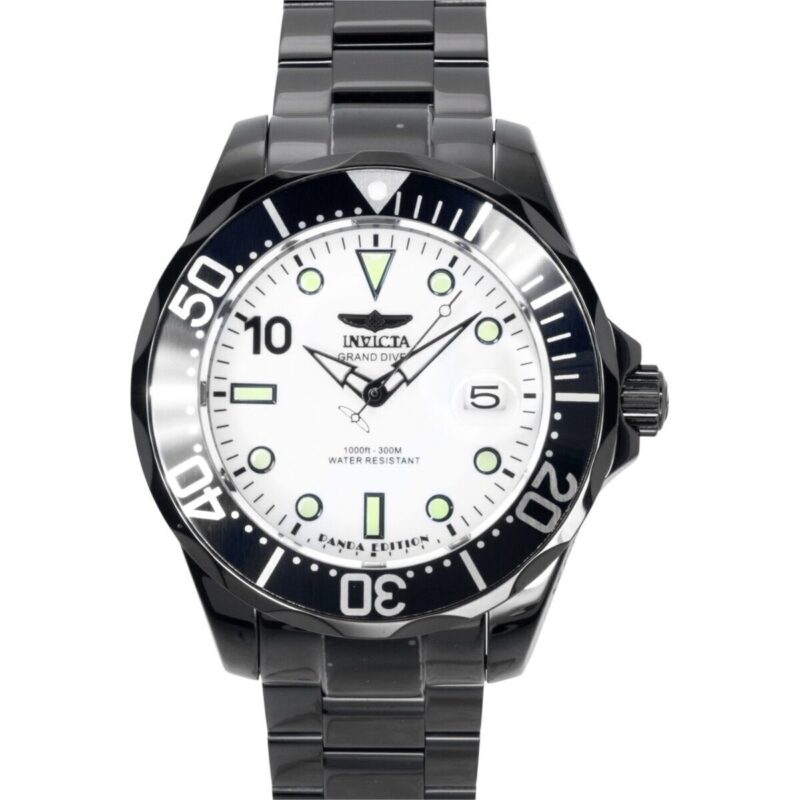 Invicta Pro Diver Panda Stainless Steel Silver Dial Automatic 48707 300m Men's Watch Invicta Pro Diver Panda Stainless Steel Silver Dial Automatic 48707 300m Men's Watch