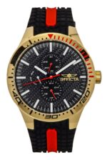 Invicta Racing Silicone Strap Black Dial Quartz 48872 Men's Watch