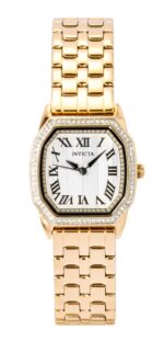 Invicta Wildflower Rose Gold Tone Stainless Steel Silver Dial Quartz 49039 Women's Watch