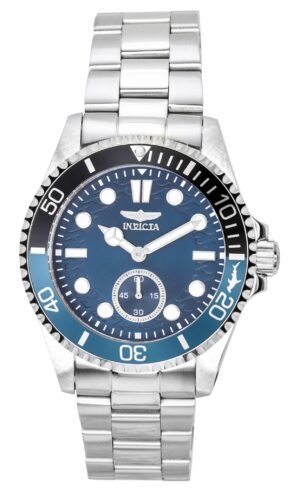 Invicta Pro Diver Stainless Steel Blue Dial Batman Bezel Quartz 49432 100M Men's Watch