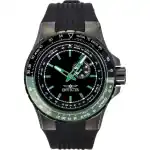 Invicta Aviator Black Silicone Strap Black Dial Quartz 49731 100M Men's Watch