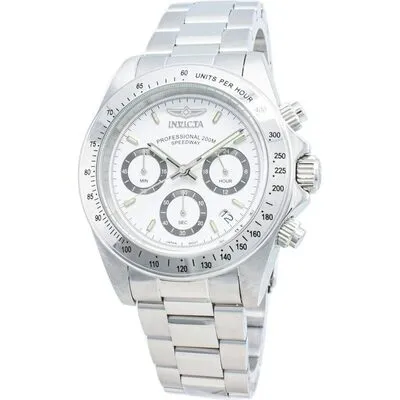 Invicta Speedway 200M Chronograph White Dial 9211 Men's Watch