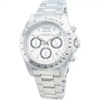 Invicta Speedway 200M Chronograph White Dial 9211 Men's Watch