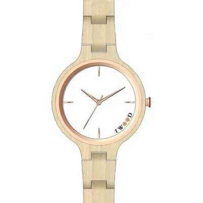 Iwood Real Wood Ladies Watch IW18442001