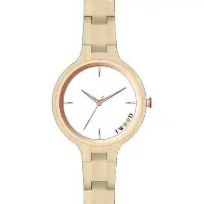 Iwood Real Wood Ladies Watch IW18442001