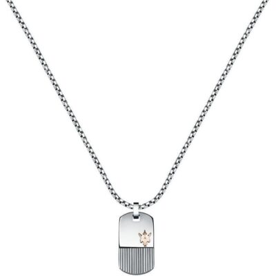 Maserati Jewels Stainless Steel JM121ATK08 Necklace For Men