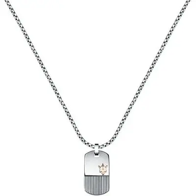 Maserati Jewels Stainless Steel JM121ATK08 Necklace For Men
