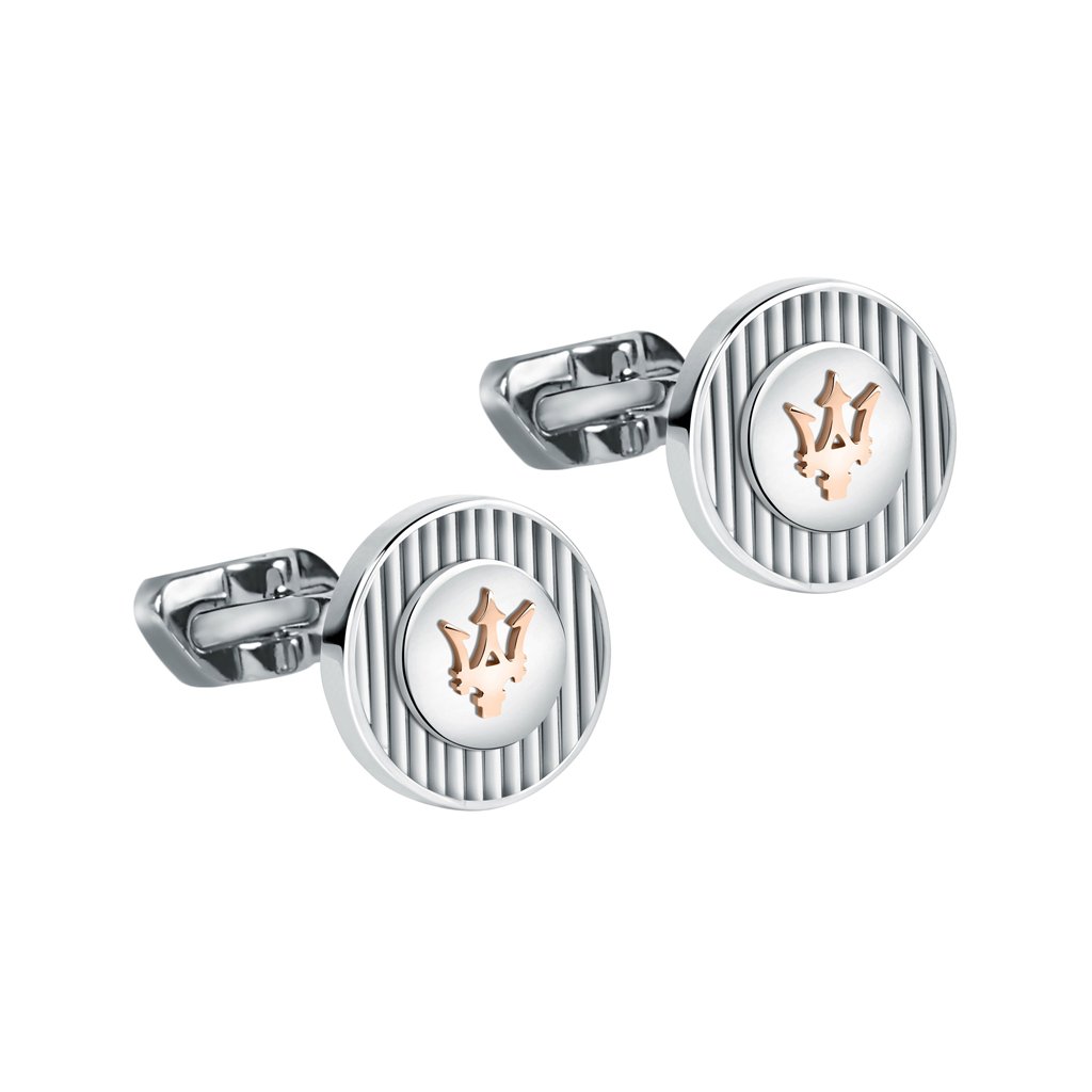 JM121ATK14 Maserati Jewels Stainless Steel Cufflinks JM121ATK14 For Men