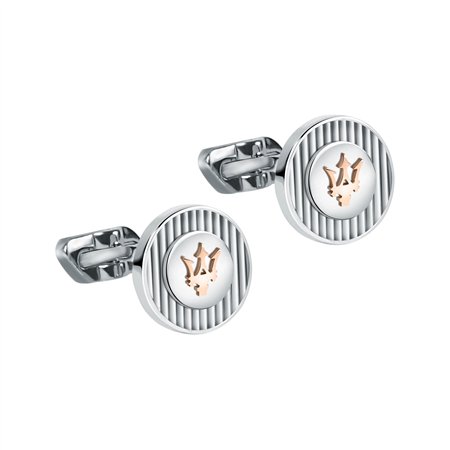 Maserati Jewels Stainless Steel Cufflinks JM121ATK14 For Men