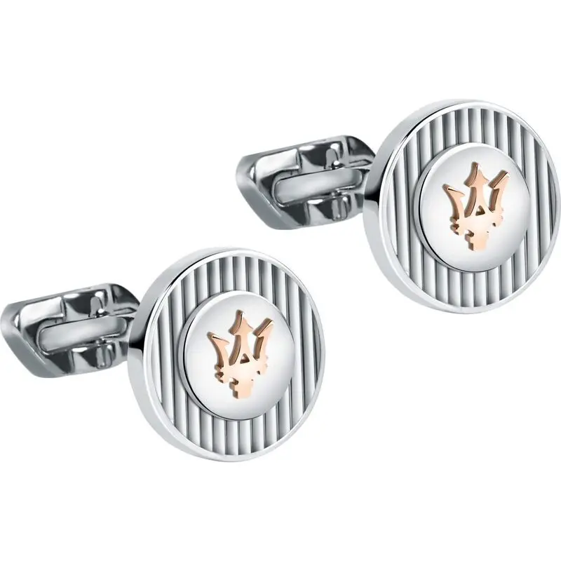 Maserati Jewels Stainless Steel Cufflinks JM121ATK14 For Men