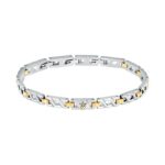 Maserati Iconic Two Tone Steel Bracelet JM124AVD38 For Men