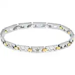Maserati Iconic Two Tone Steel Bracelet JM124AVD38 For Men