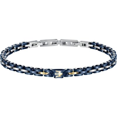 Maserati Jewels Stainless Steel And Ceramic Bracelet JM420ATI01 For Men