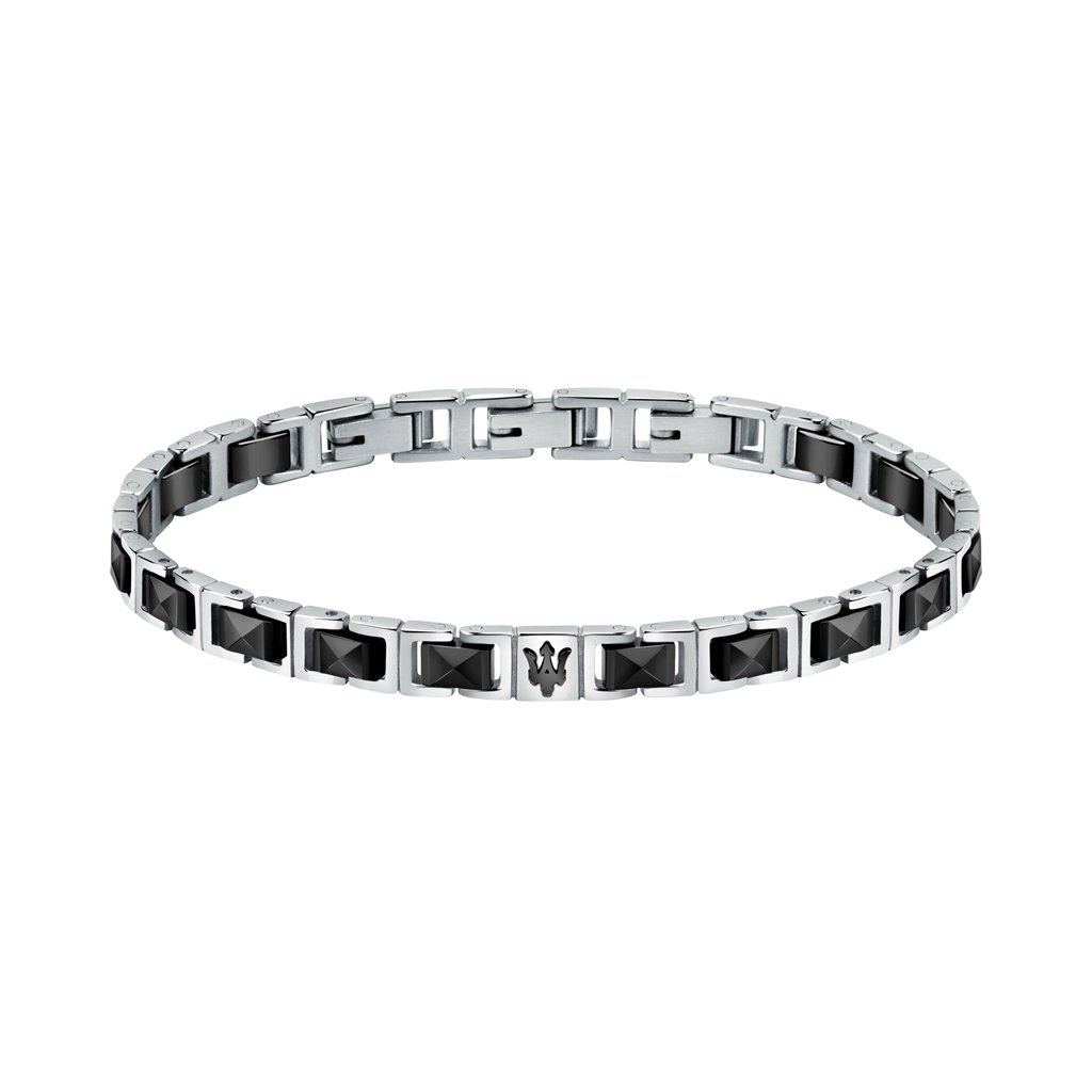 JM420ATI07 Maserati Jewels Stainless Steel And Ceramic Bracelet JM420ATI07 For Men