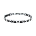 Maserati Jewels Stainless Steel And Ceramic Bracelet JM420ATI07 For Men