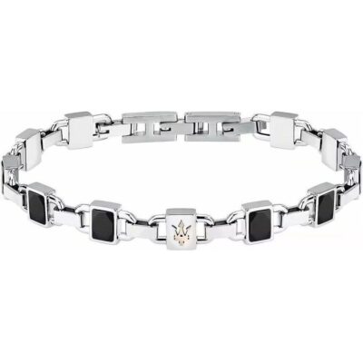 Maserati Steel And Ceramic Bracelet JM424ATZ41 For Men