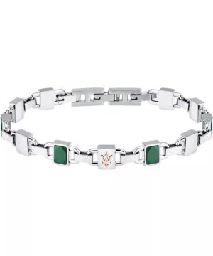 Maserati Steel And Ceramic Bracelet JM424ATZ43 For Men