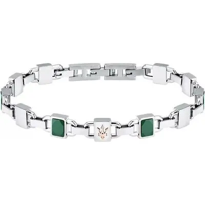 Maserati Steel And Ceramic Bracelet JM424ATZ43 For Men