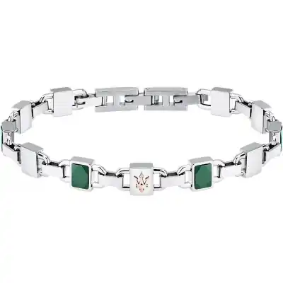 Maserati Steel And Ceramic Bracelet JM424ATZ43 For Men