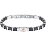 Maserati Steel And Ceramic Bracelet JM424ATZ44 For Men