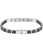 Maserati Steel And Ceramic Bracelet JM424ATZ44 For Men