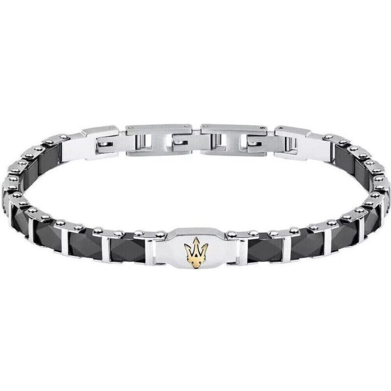 Maserati Steel And Ceramic Bracelet JM424ATZ44 For Men Maserati Steel And Ceramic Bracelet JM424ATZ44 For Men