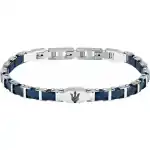 Maserati Steel And Ceramic Bracelet JM424ATZ45 For Men