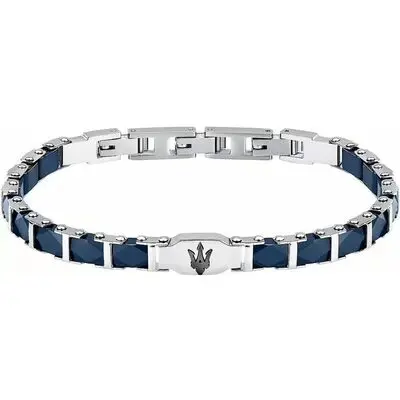 Maserati Steel And Ceramic Bracelet JM424ATZ45 For Men