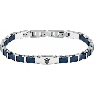 Maserati Steel And Ceramic Bracelet JM424ATZ45 For Men