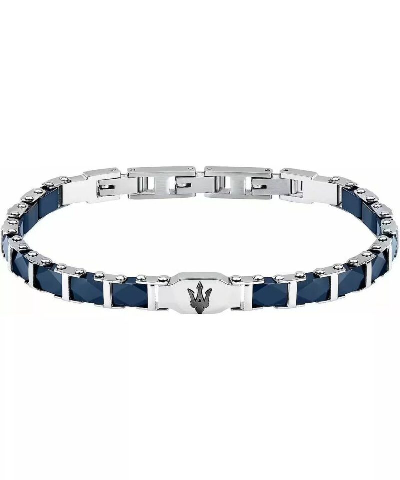 Maserati Steel And Ceramic Bracelet JM424ATZ45 For Men
