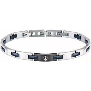Maserati Steel And Ceramic Steel Bracelet JM424ATZ52 For Men