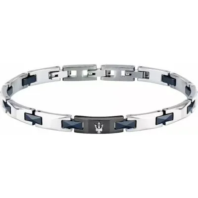 Maserati Steel And Ceramic Steel Bracelet JM424ATZ52 For Men