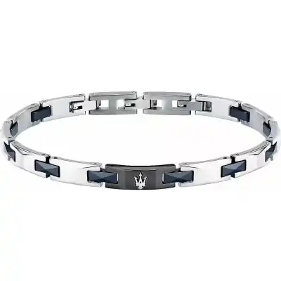 Maserati Steel And Ceramic Steel Bracelet JM424ATZ52 For Men