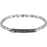 Maserati Iconic Steel Bracelet With Synthetic Stone JM424AVD58 For Men
