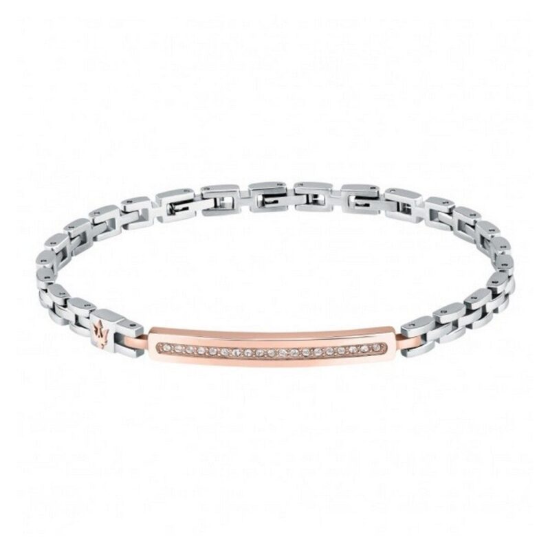 Maserati Iconic Two Tone Steel Bracelet JM424AVD59 For Men
