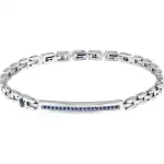 Maserati Iconic Steel And Synthetic Stone Bracelet JM424AVD61 For Men
