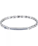 Maserati Iconic Steel And Synthetic Stone Bracelet JM424AVD61 For Men