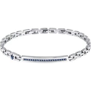 Maserati Iconic Steel And Synthetic Stone Bracelet JM424AVD61 For Men