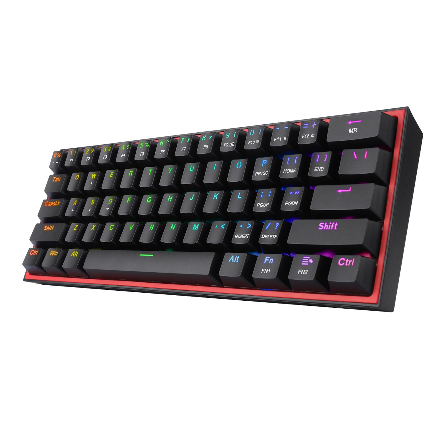 Redragon K617 FIZZ 60% Wired RGB Gaming Keyboard - Black - Image 7