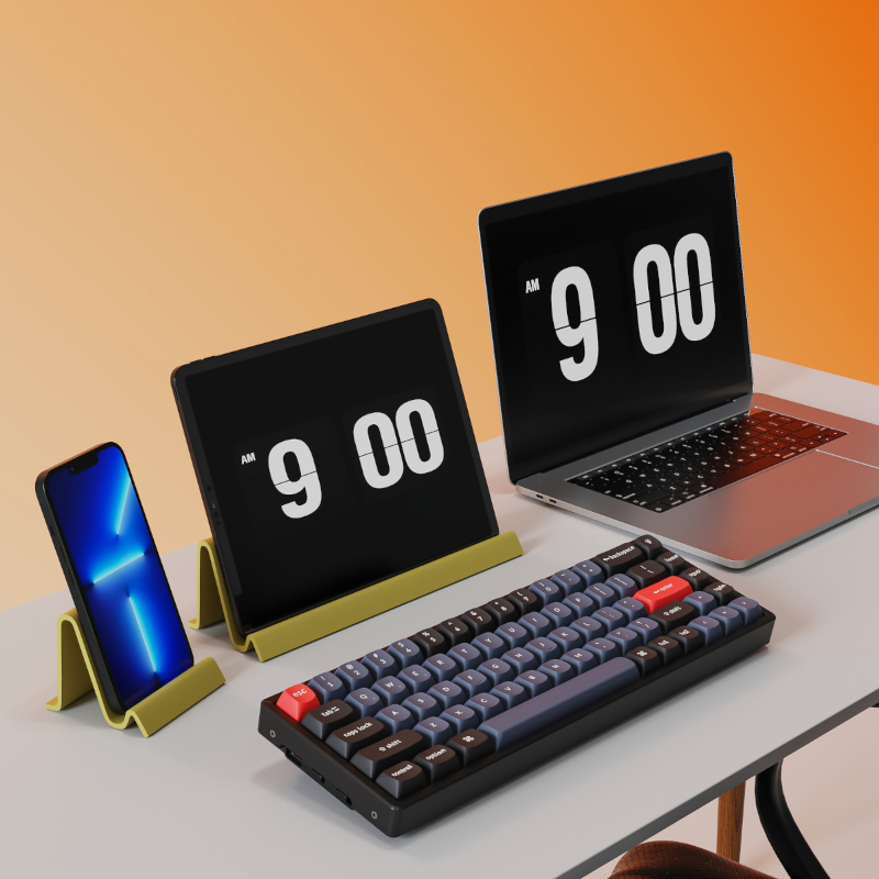 Keychron K6 Pro 65% Red G Pro Switches RGB Wireless Keyboard - Black - Image 3