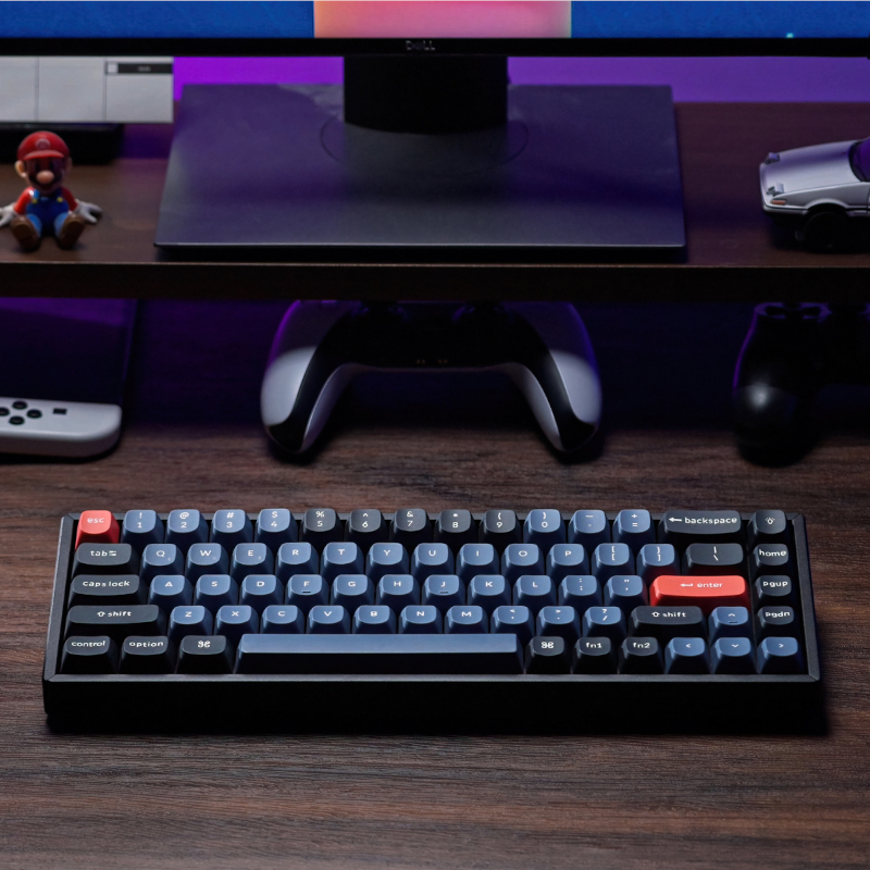 Keychron K6 Pro 65% Red G Pro Switches RGB Wireless Keyboard - Black - Image 9