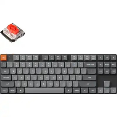 Keychron K1 Max QMK/VIA 80% Wireless Custom Mechanical Keyboard | RED Switches