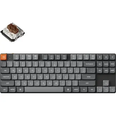 Keychron K1 Max QMK/VIA 80% Wireless Custom Mechanical Keyboard | BROWN Switches